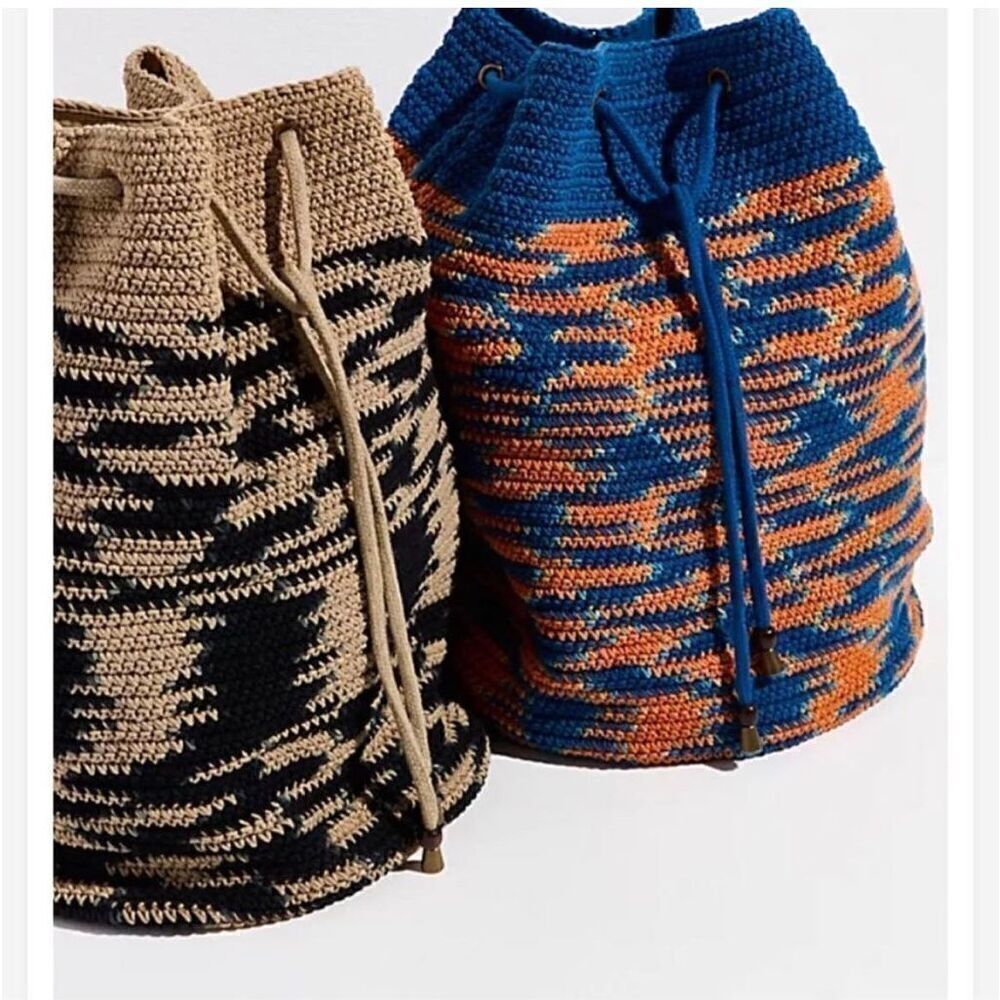 New Free People Montana Crochet Backpack new - Picture 2 of 5
